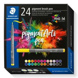 Staedtler - Brush Pen Pigment, 24 Stk