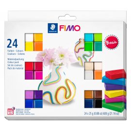 FIMO - Soft Sæt 24x25g, Basic