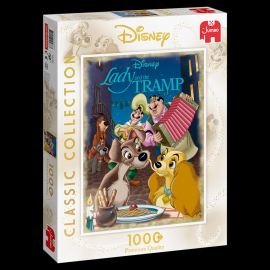 Jumbo - Disney Classic Collection Lady & The Tramp 1000 pieces JUM9486