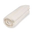Vinter & Bloom - Filt Soft Grid Blanket ECO Pearl White