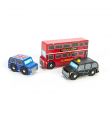 Le Toy Van - London bilsæt til garager og legetæpper
