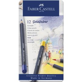 Faber-Castell - Colour pencil Goldfaber tin 12 pcs 114712