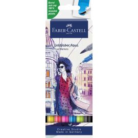 Faber-Castell - Gofa Aqua Dual Marker wallet 6 pcs 164606