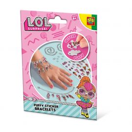 SES Creative - Lav dine egne armbånd - L.O.L. med puffy stickers