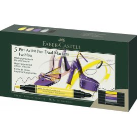 Faber-Castell - India ink PAP Dual Marker fashion 5 pcs 162006
