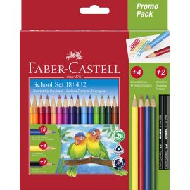 Faber-Castell - Triangular pencils Promo Pack 18+4+2 201597