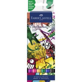 Faber-Castell - Gofa Aqua Dual Marker Graffiti 6 pcs 164525