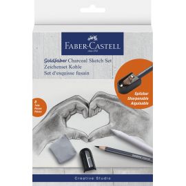 Faber-Castell - Drawing Set Goldfaber Charcoal 114006