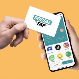 Social Taps - White Card