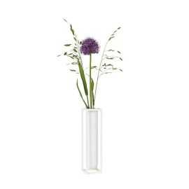 Kubus vase Flora, white