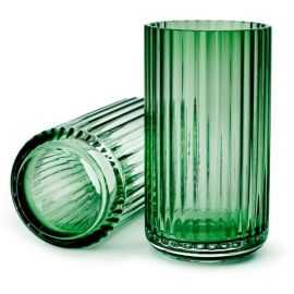 Lyngby Vase H12,5 copenhagen green glas