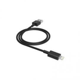 Puro USB-A Lightning kabel 1M Sort