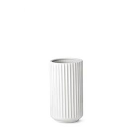 Lyngby Vase H10,5 hvid porcelæn